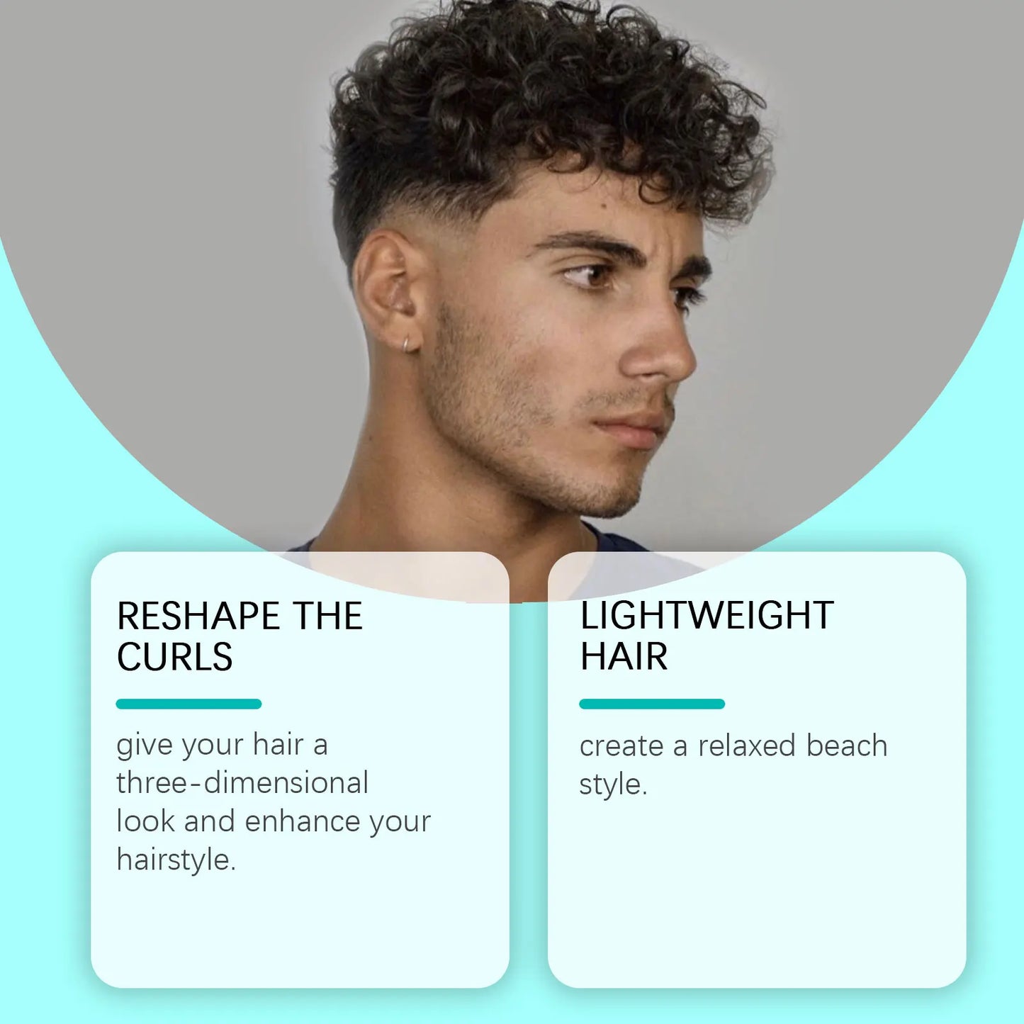 2025 Sea Salt Curl Styling Elastic Hair Spray,Non-Sticky Beach Waves for Lazy Curls Refreshing Hair Spray,Sea Salt Curling Spray