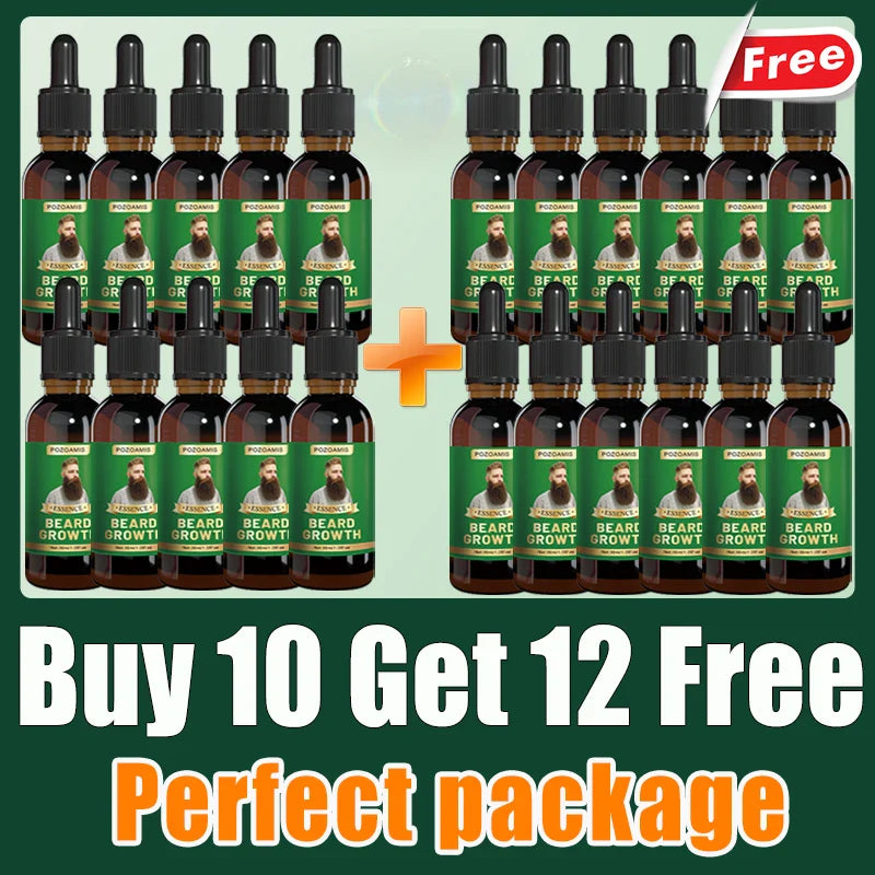 The most effective beard growth essence in 2025, grow a thick beard in 7 days. Chest hair, leg hair, beard and hair growth